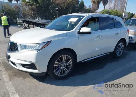2018 Acura Mdx Technology Package Acurawatch Plus Pkg z USA, uszkodzony, nr VIN 5J8YD4H51JL020628